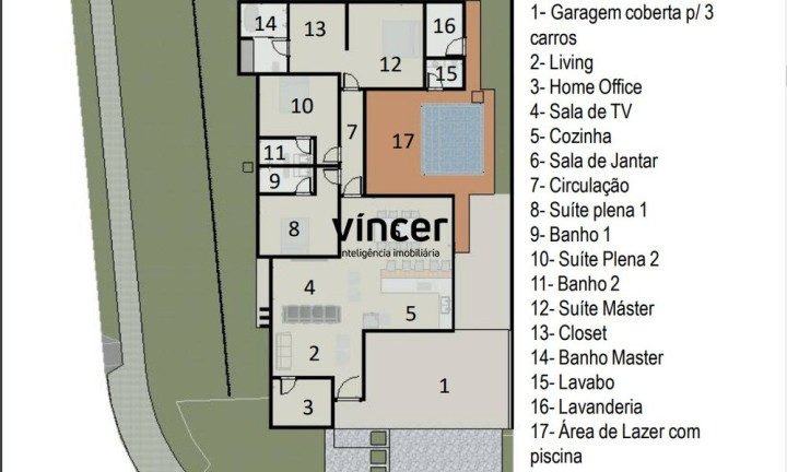 Imagem Casa com 3 Quartos à Venda, 232 m² em Terras Alpha Residencial 1 - Senador Canedo