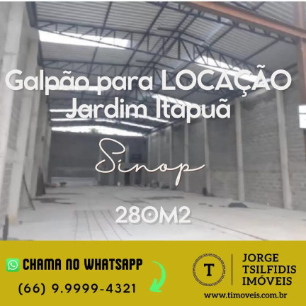 Galpão à Venda, 280 m² em Jardim Safira - Sinop