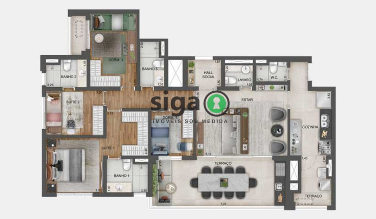 Imagem Apartamento com 4 Quartos à Venda, 141 m² em Vila Clementino - São Paulo Imagem Apartamento com 4 Quartos à Venda, 141 m² em Vila Clementino - São Paulo