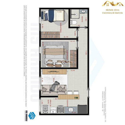 Imagem Apartamento com 2 Quartos à Venda, 40 m² em Cidade Líder - São Paulo