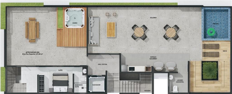 Imagem Apartamento com 3 Quartos à Venda, 123 m² em Bessa - João Pessoa