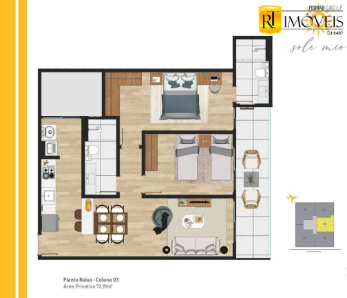 Imagem Apartamento com 2 Quartos à Venda, 72 m² em Centro - Cabo Frio Imagem Apartamento com 2 Quartos à Venda, 72 m² em Centro - Cabo Frio