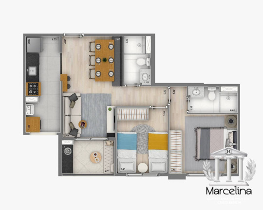 Imagem Apartamento com 2 Quartos à Venda, 74 m² em Vila Andrade - São Paulo
