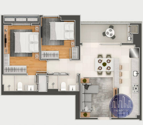 Apartamento com 2 Quartos à Venda, 73 m² em Centro - Camboriú