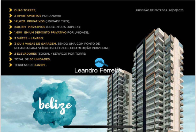 Apartamento com 3 Quartos à Venda, 147 m² em Jardim Do Mar - São Bernardo Do Campo