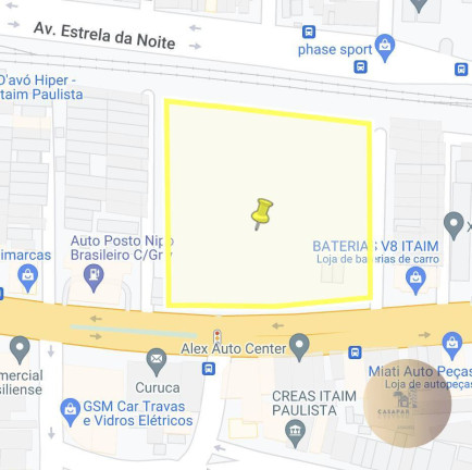 Terreno à Venda, 12.951 m² em Itaim Paulista - São Paulo