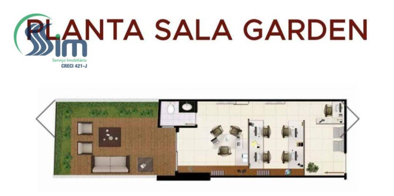 Imagem Sala Comercial à Venda, 30 m² em Edson Queiroz - Fortaleza