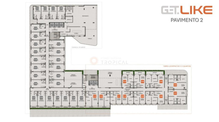 Imagem Apartamento com 1 Quarto à Venda, 27 m² em Cabo Branco - João Pessoa Imagem Apartamento com 1 Quarto à Venda, 27 m² em Cabo Branco - João Pessoa