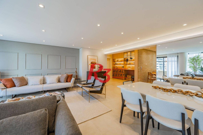 Apartamento com 3 Quartos à Venda, 185 m² em Gonzaga - Santos