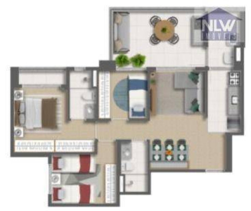 Imagem Apartamento com 3 Quartos à Venda, 74 m² em Parque São Jorge - São Paulo