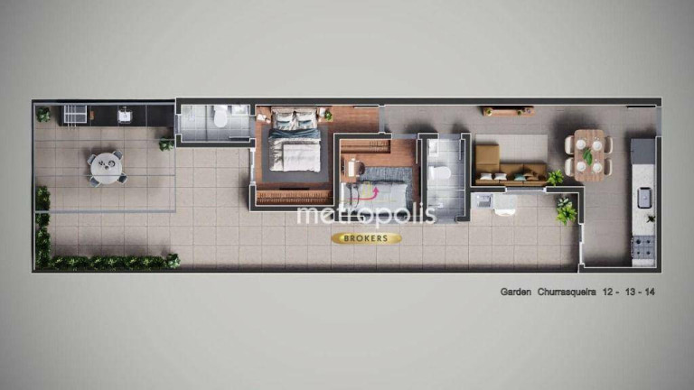 Imagem Apartamento com 2 Quartos à Venda, 44 m² em Campestre - Santo André Imagem Apartamento com 2 Quartos à Venda, 44 m² em Campestre - Santo André