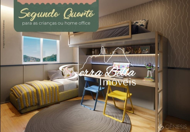 Imagem Apartamento com 2 Quartos à Venda, 55 m² em Nogueira - Petrópolis Imagem Apartamento com 2 Quartos à Venda, 55 m² em Nogueira - Petrópolis