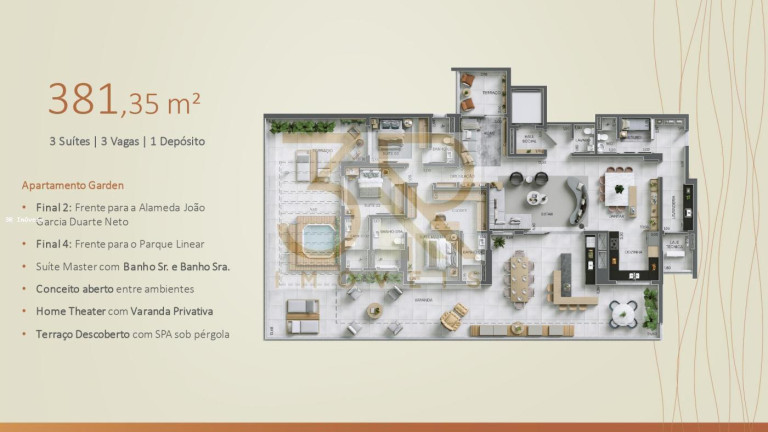 Imagem Apartamento com 3 Quartos à Venda, 381 m² em Jardim Olhos D`água Ii - Ribeirão Preto Imagem Apartamento com 3 Quartos à Venda, 381 m² em Jardim Olhos D`água Ii - Ribeirão Preto