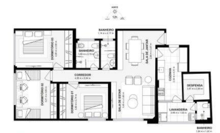 Imagem Apartamento com 3 Quartos à Venda, 94 m² em Vila Olímpia - São Paulo Imagem Apartamento com 3 Quartos à Venda, 94 m² em Vila Olímpia - São Paulo