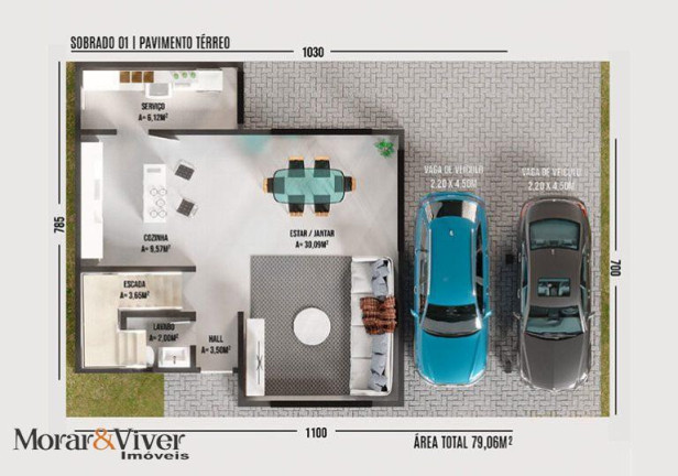 Imagem Casa com 3 Quartos à Venda, 146 m² em água Verde - Curitiba