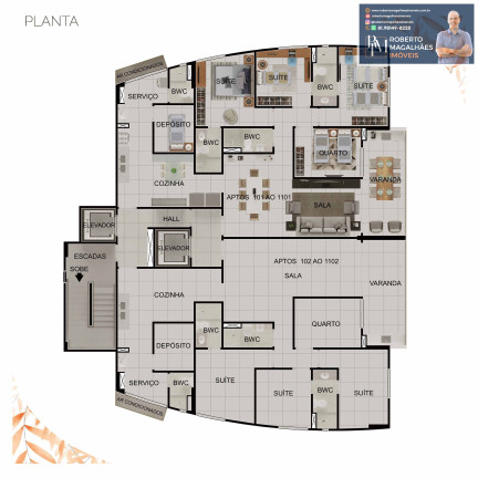 Imagem Apartamento com 4 Quartos à Venda, 134 m² em Poço - Recife Imagem Apartamento com 4 Quartos à Venda, 134 m² em Poço - Recife