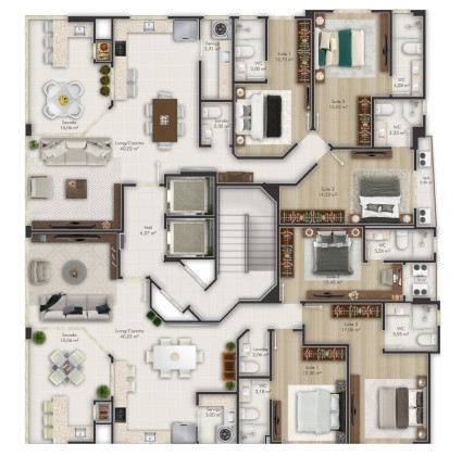 Imagem Apartamento com 3 Quartos à Venda, 131 m² em Centro - Itapema