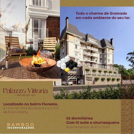 Imagem Apartamento com 2 Quartos à Venda, 67 m² em Floresta - Gramado