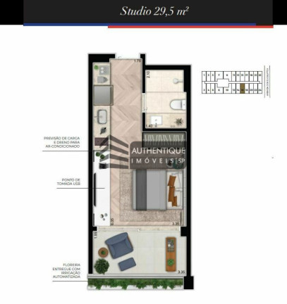 Imagem Imóvel com 1 Quarto à Venda, 29 m² em Moema - São Paulo Imagem Imóvel com 1 Quarto à Venda, 29 m² em Moema - São Paulo