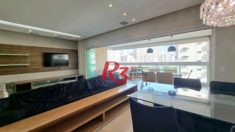 Imagem Apartamento com 3 Quartos para Alugar, 178 m² em Gonzaga - Santos