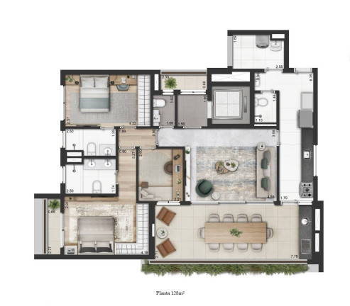 Imagem Apartamento com 2 Quartos à Venda, 127 m² em Pinheiros - São Paulo