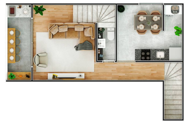 Imagem Casa com 3 Quartos à Venda, 89 m² em Guilhermina - Praia Grande