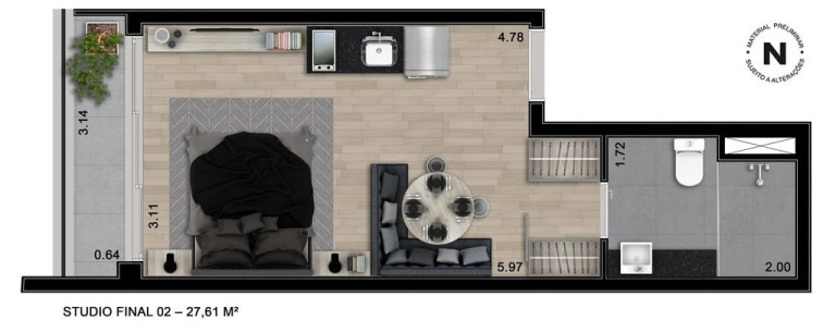Imagem Imóvel com 2 Quartos à Venda, 64 m² em Consolação - São Paulo