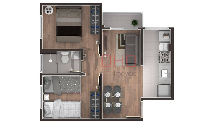 Imagem Apartamento com 2 Quartos à Venda, 41 m² em Caguassu - Sorocaba Imagem Apartamento com 2 Quartos à Venda, 41 m² em Caguassu - Sorocaba