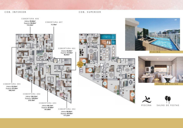 Imagem Cobertura com 4 Quartos à Venda, 250 m² em Bombas - Bombinhas