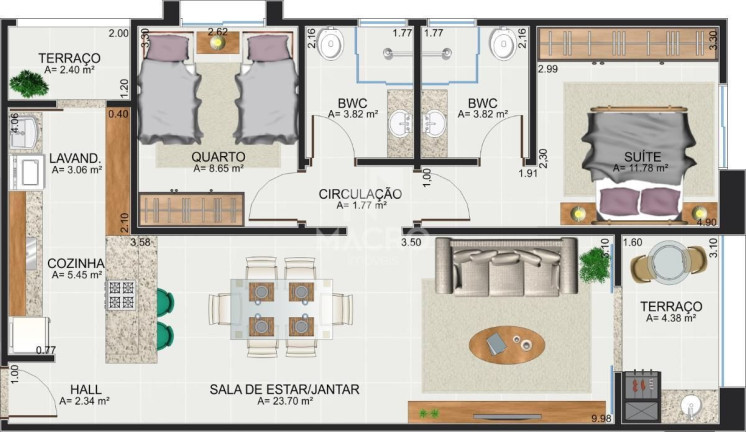 Imagem Apartamento com 2 Quartos à Venda, 81 m² em Centro - Jaraguá Do Sul Imagem Apartamento com 2 Quartos à Venda, 81 m² em Centro - Jaraguá Do Sul