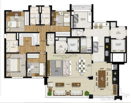 Imagem Apartamento com 3 Quartos à Venda, 173 m² em Vila Mariana - São Paulo Imagem Apartamento com 3 Quartos à Venda, 173 m² em Vila Mariana - São Paulo