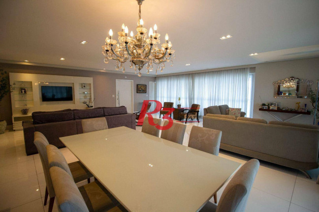 Imagem Apartamento com 4 Quartos à Venda, 324 m² em Aparecida - Santos Imagem Apartamento com 4 Quartos à Venda, 324 m² em Aparecida - Santos