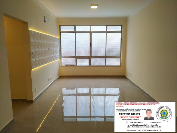 Imagem Apartamento com 2 Quartos à Venda, 96 m² em Campo Grande - Santos
