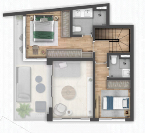 Imagem Apartamento com 2 Quartos à Venda, 104 m² em Moema - São Paulo