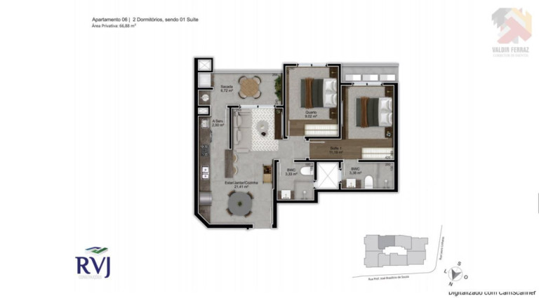 Imagem Apartamento com 2 Quartos à Venda, 75 m² em Trindade - Florianópolis