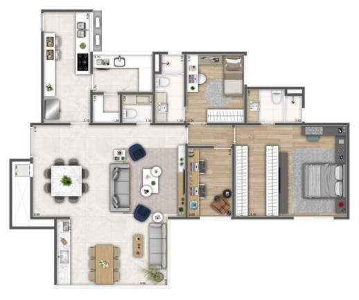 Imagem Apartamento com 3 Quartos à Venda, 122 m² em Jardim Marajoara - São Paulo Imagem Apartamento com 3 Quartos à Venda, 122 m² em Jardim Marajoara - São Paulo