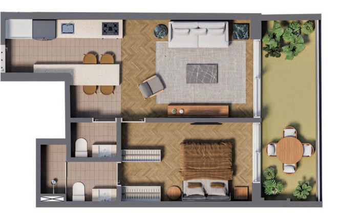 Imagem Apartamento com 1 Quarto à Venda, 26 m² em Centro - São Paulo