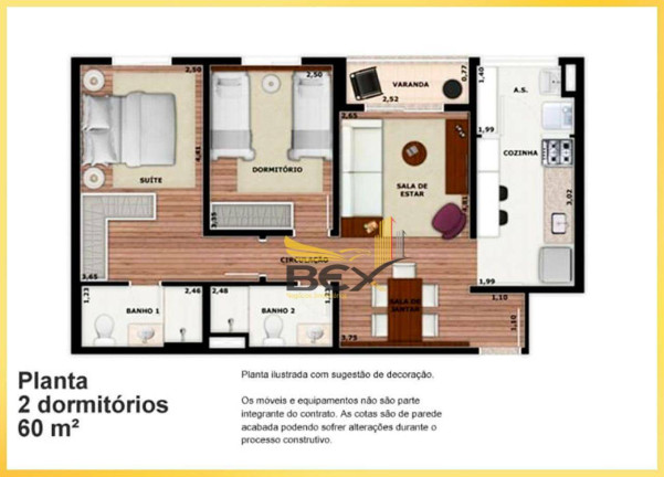 Imagem Apartamento com 2 Quartos à Venda, 60 m² em Vila Boa Vista - Barueri