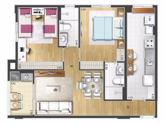Imagem Apartamento com 2 Quartos à Venda, 66 m² em Santa Maria - São Caetano Do Sul Imagem Apartamento com 2 Quartos à Venda, 66 m² em Santa Maria - São Caetano Do Sul