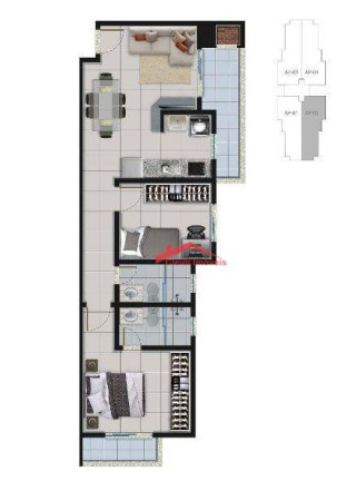 Imagem Apartamento com 2 Quartos à Venda, 58 m² em Costa E Silva - Joinville Imagem Apartamento com 2 Quartos à Venda, 58 m² em Costa E Silva - Joinville