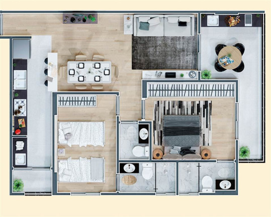 Imagem Apartamento com 2 Quartos à Venda, 79 m² em Mirim - Praia Grande Imagem Apartamento com 2 Quartos à Venda, 79 m² em Mirim - Praia Grande