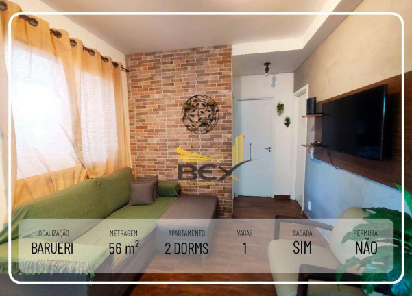 Imagem Apartamento com 2 Quartos à Venda, 56 m² em Jardim Tupanci - Barueri
