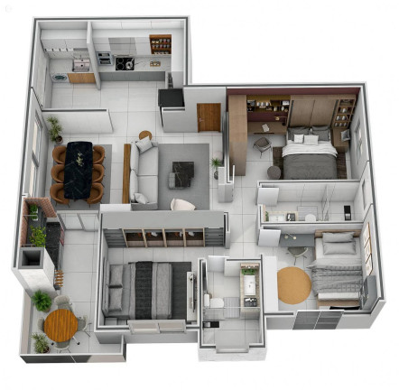 Imagem Apartamento com 3 Quartos à Venda, 123 m²