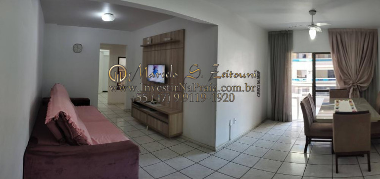 Apartamento com 3 Quartos para Alugar, 110 m² em Meia Praia - Itapema