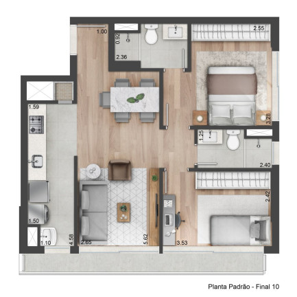 Imagem Apartamento com 1 Quarto à Venda, 43 m² em Praia De Belas - Porto Alegre