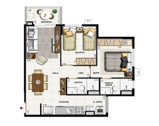Imagem Apartamento com 2 Quartos à Venda, 57 m² em Todos Os Santos - Rio De Janeiro Imagem Apartamento com 2 Quartos à Venda, 57 m² em Todos Os Santos - Rio De Janeiro