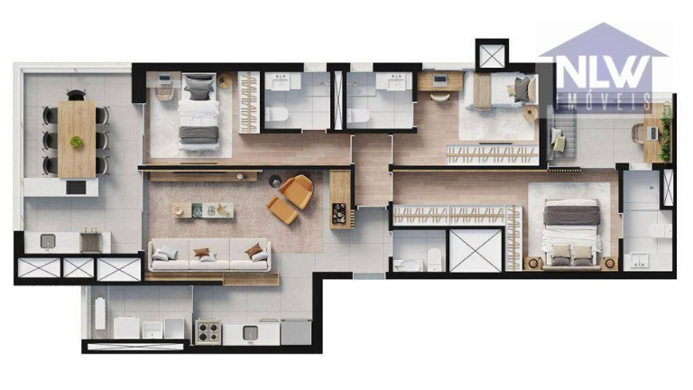 Apartamento com 3 Quartos à Venda, 104 m² em Alto Da Lapa - São Paulo