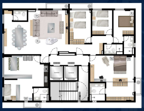 Imagem Apartamento com 2 Quartos à Venda, 49 m² em Poço - Recife