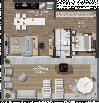 Imagem Apartamento com 1 Quarto à Venda, 59 m² em Bigorrilho - Curitiba Imagem Apartamento com 1 Quarto à Venda, 59 m² em Bigorrilho - Curitiba