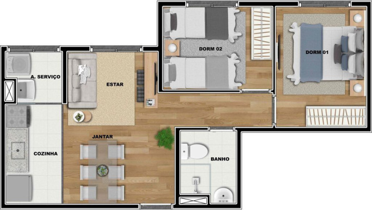 Imagem Apartamento com 2 Quartos à Venda, 41 m² em Imirim - São Paulo Imagem Apartamento com 2 Quartos à Venda, 41 m² em Imirim - São Paulo